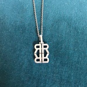 Diamond R Pendant